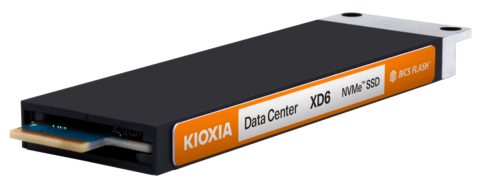 KIOXIA XD6 EDSFF E1.S SSDs, designed to optimize system density, efficiency and management, are among those now qualified with Ampere’s CPU-based platforms. (Photo: Business Wire)