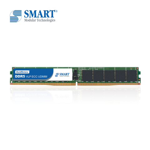 SMART Modular 世迈科技新型 DuraMemory DDR5 VLP ECC UDIM 专为网通、电信、 高密集运算和存储应用所需的 1U 刀锋服务器所设计  (照片：美国商业资讯)