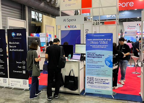 AI Spera is introducing the Cyber Threat Intelligence search engine, Criminal IP and Attack Management Solution, Criminal IP RMR at Singapore Fintech Festival 2022 (Photo: Business Wire)