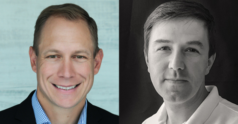 Left: Patrick Gardner, Chief Product Officer, Flashpoint. Right: Tom Hofmann, Chief Intelligence Officer, Flashpoint (Photo: Business Wire)