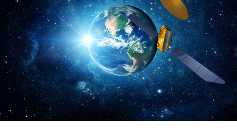 Inmarsat spacecraft depicted in Earth orbit. Credit: Inmarsat