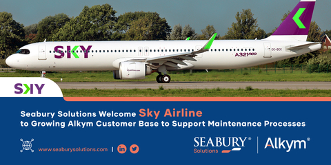 original Seabury Solutions Welcome Sky Airline to Growing Alkym Customer Base to Support Maintenance Processes (Photo: Business Wire)