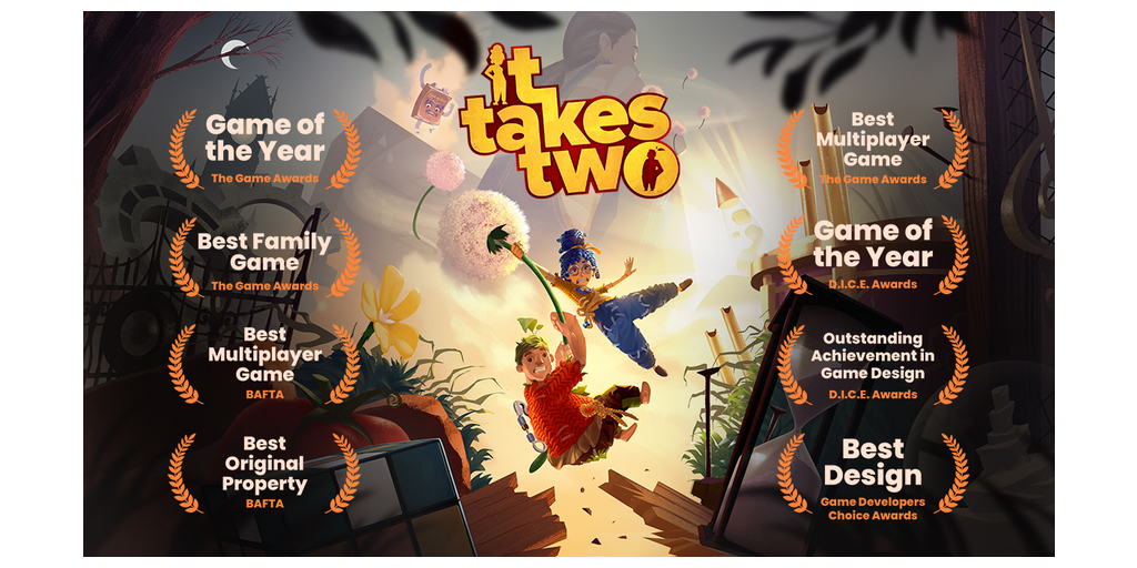 It Takes Two wins the top prize at The Game Awards 2021