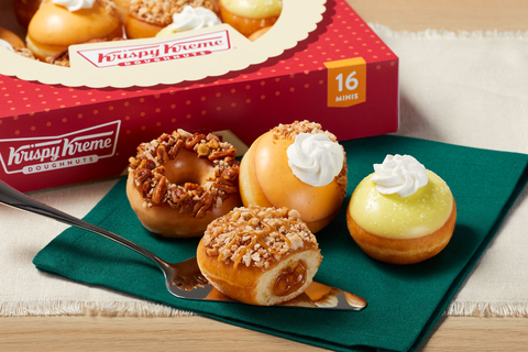 New Thanksgiving minis are available beginning Nov. 7, and fans who purchase 16-count can add Original Glazed® dozen for just $1 on Nov. 18-19. (Photo: Business Wire)