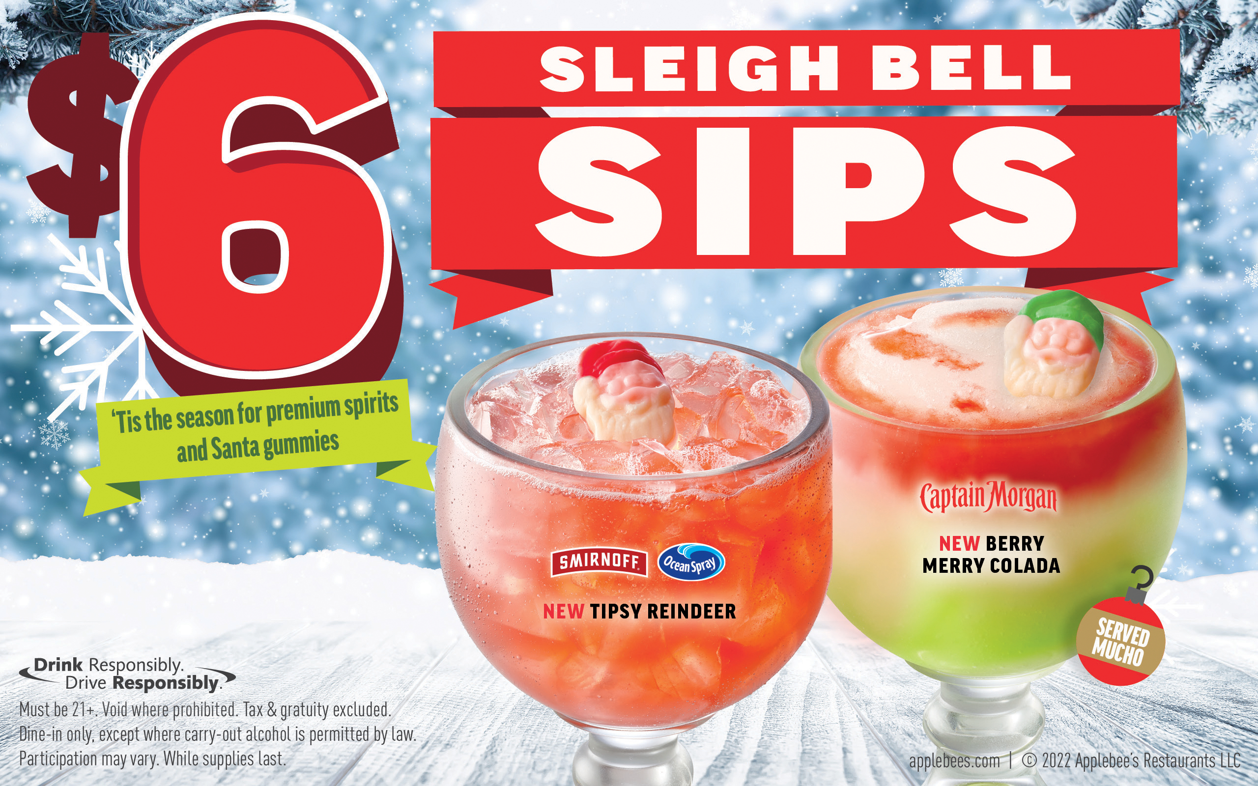 May Your Days Be Merry with Applebee's Sleigh Bell Sips