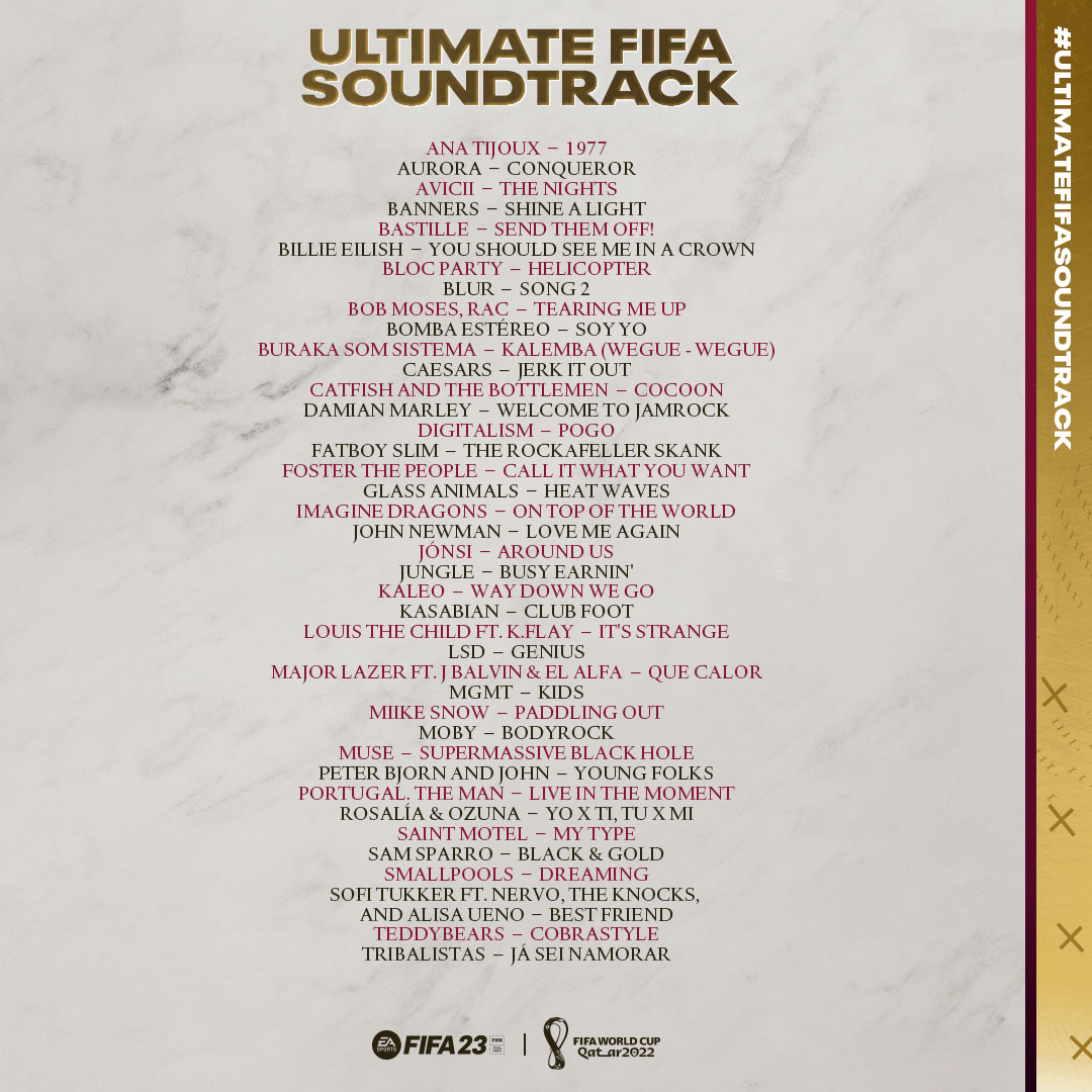 EA SPORTS™ Unveils the Ultimate FIFA Soundtrack Featuring the Best Songs  From the Last 25 Years | Business Wire