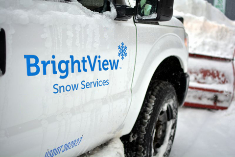 BrightView today formally introduced a new name and brand for its snow and ice management services – BrightView Snow Services. (Photo: Business Wire)