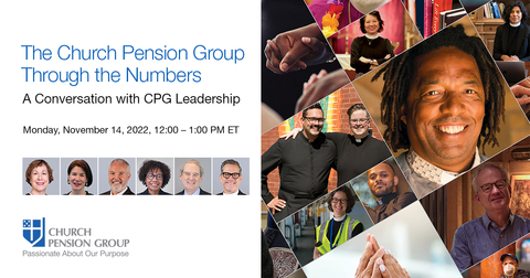 original The Church Pension Group will host a conversation on its vision, finances, and work on November 14 from 12:00 PM to 1:00 PM ET. Register today at: https://bit.ly/3fO3VRu (Photo: Business Wire)
