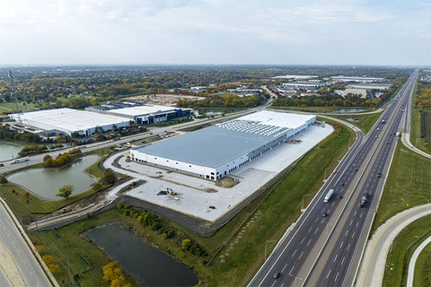 original Butterfield Distribution Center, 2800 Diehl Road, Aurora, IL. Image courtesy of Logistics Property Company, LLC