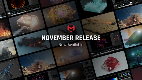 Maxon One Receives New Features and Improvements in November Release: Cinema 4D receives new Pyro tool, Trapcode Particular shines in an updated UI, the first full version of Real Lens Flares is released and Forger expands professional modeling capabilities. (Graphic: Business Wire)