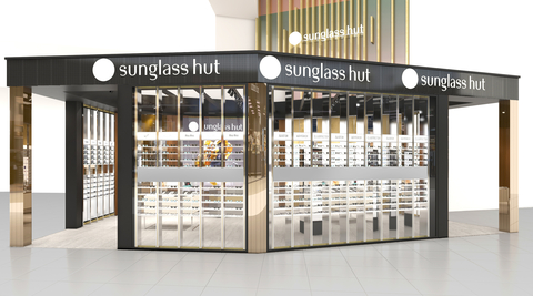 Sunglass Hut Store Rendering, Courtesy of Hudson