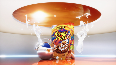 REESE’S PUFFS is reimagining the future of breakfast in collaboration with contemporary designer, Yoon Ahn and her brand, AMBUSH®. (Photo: Business Wire)