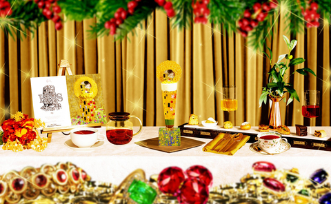 original mesm Tokyo, Autograph Collection Unveils New Afternoon Exhibition “Kiss” On The Motif of Gustav Klimt’s masterpiece “The Kiss” (Photo: Business Wire)