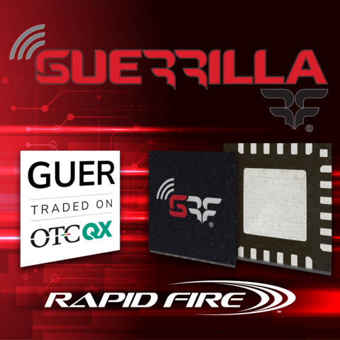 Guerrilla RF begins sampling the GRF6403, the second in a series of new 0.25dB step DSAs which Incorporate a novel Rapid Fire™ attenuation setting feature. (Graphic: Business Wire)