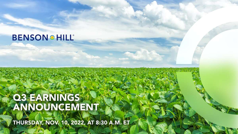 Benson Hill, Inc. (NYSE: BHIL), a food tech company unlocking the natural genetic diversity of plants, today announced operating and financial results for the quarter ended Sept. 30, 2022. (Graphic: Business Wire)