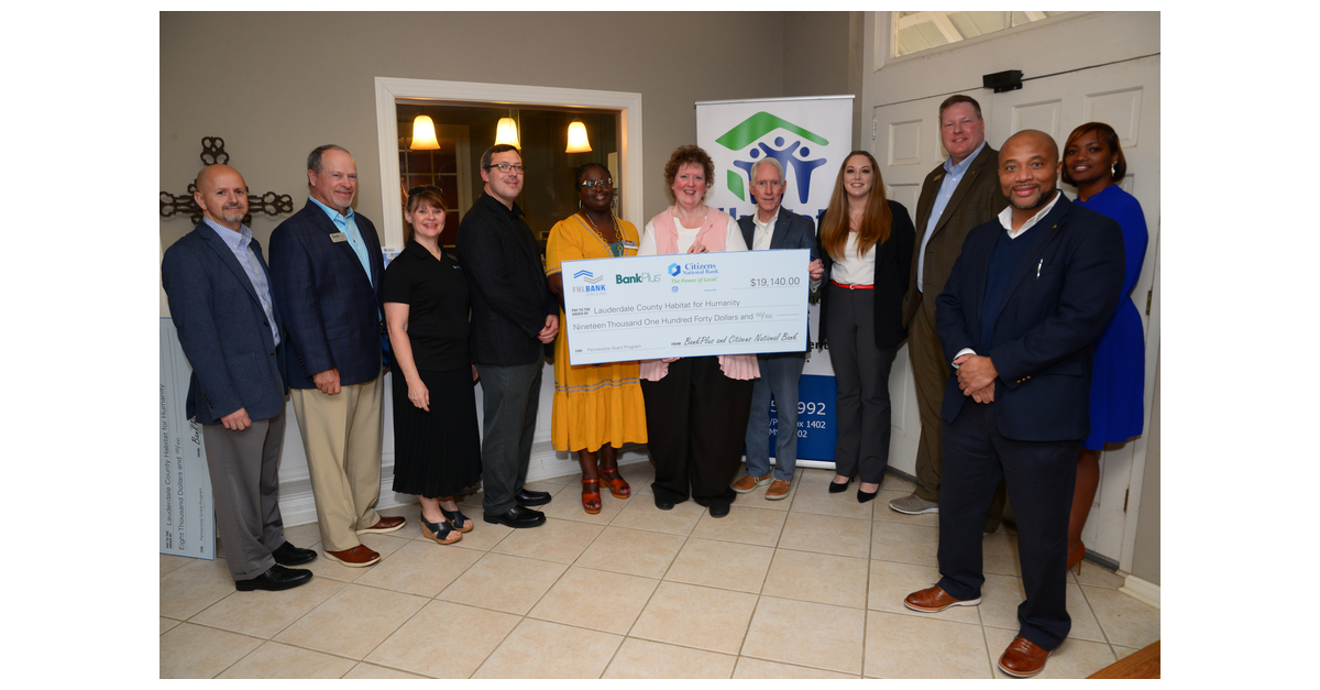 BankPlus, Citizens National Bank and FHLB Dallas Award More Than 19K