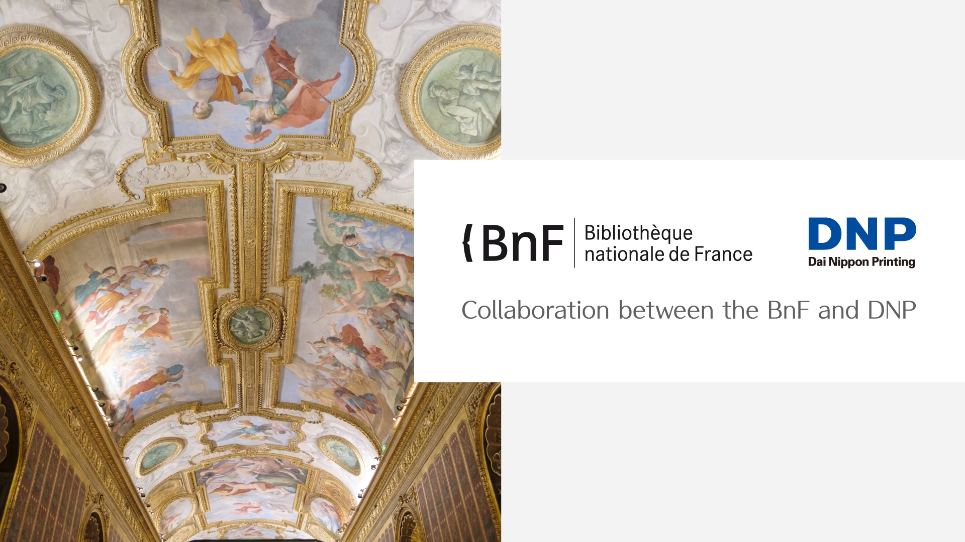 Collaboration between the BnF and DNP.
