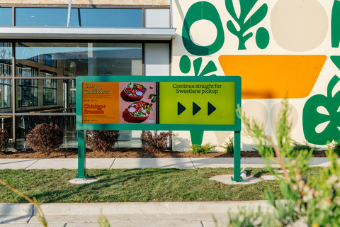 sweetgreen opens first order ahead drive-up format, "sweetlane" (Photo: Business Wire)