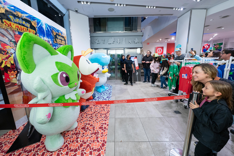 Photos of the Nintendo NY store Nintendo Switch Launch Event and