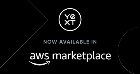 Yext Search is now available for purchase in AWS Marketplace. (Graphic: Yext)