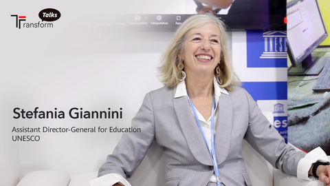 Watch Huawei?s interview with Stefania Giannini here: https://www.huawei.com/en/media-center/multimedia/videos/2022/transform-talk-education-is-key (Photo: Business Wire)