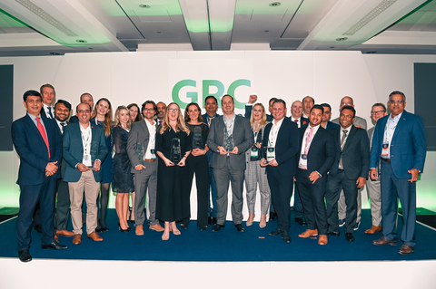 original GRC Journey Awards Winners at MetricStream's Tenth Anniversary GRC Summit, London. (Photo: Business Wire)