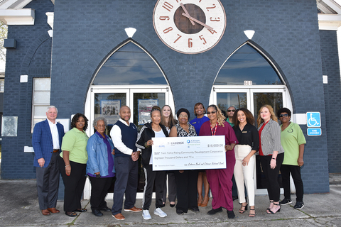 The Federal Home Loan Bank of Dallas, Cadence Bank and Citizens National Bank awarded $18,000 to Twin Forks Rising Community Development Corp. (Photo: Business Wire)