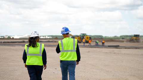 Golden Triangle Polymers construction site in Orange, Texas (Photo: Business Wire)