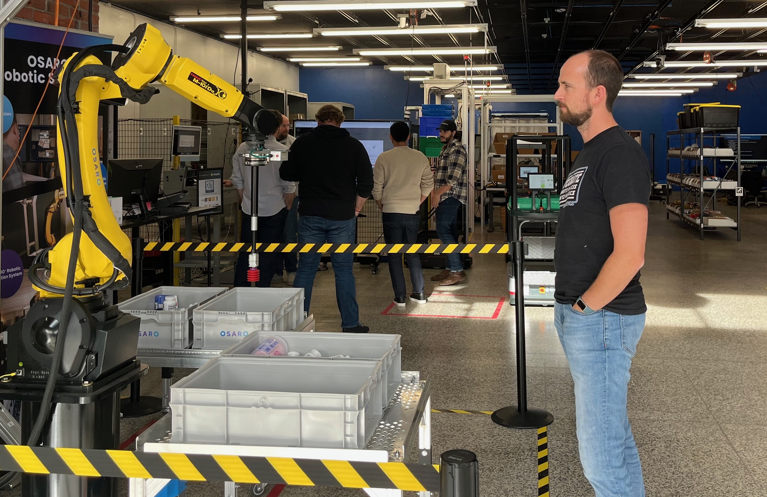 Prospective customers can engage with an OSARO pick-and-place robot cell at SVT's Innovation Lab in Norfolk, Virginia, where they can see a live demo and learn more about the possibilities for advanced e-commerce automation.