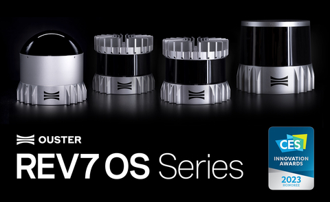 Ouster's Award-Winning REV7 OS Series Digital Lidar Sensors (Photo: Business Wire)