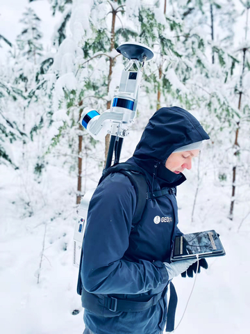 GreenValley International's mobile backpack 3D mapping system using with Velodyne Lidar's Puck lidar sensors can be used in diverse environments and weather conditions. Photo credit: GreenValley International