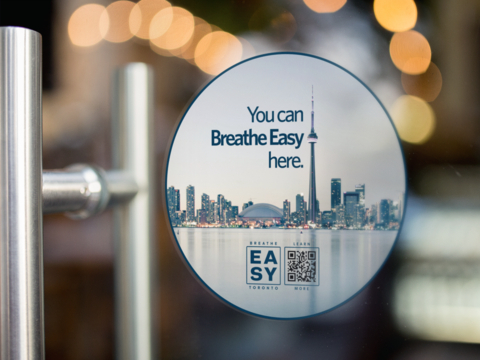 BreatheEasy – a consortium of organizations that care about measuring indoor air safety – conducted the world’s first city-wide program to test indoor air safety in public spaces where people work, shop, and gather to evaluate the risk of contracting an airborne illness such as colds, flu, RSV, or COVID-19. (Photo: Business Wire)