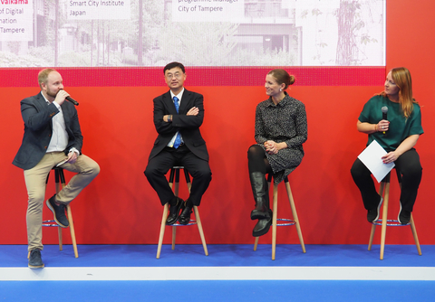 thumbnail The cooperation between Japan and Finland was announced at the Smart City World Expo in Barcelona. (Photo: Business Wire)