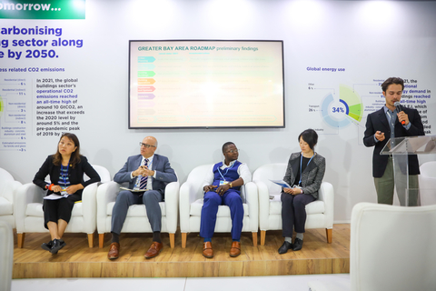 thumbnail Panel at the Buildings Pavilion during COP27 (Photo: Business Wire)