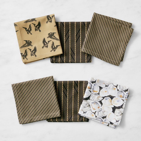 New Cocktail Napkins from the Billy Reid Collection for Williams Sonoma (Photo: Williams Sonoma)