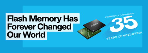 KIOXIA invented NAND flash memory 35 years ago (Graphic: Business Wire)