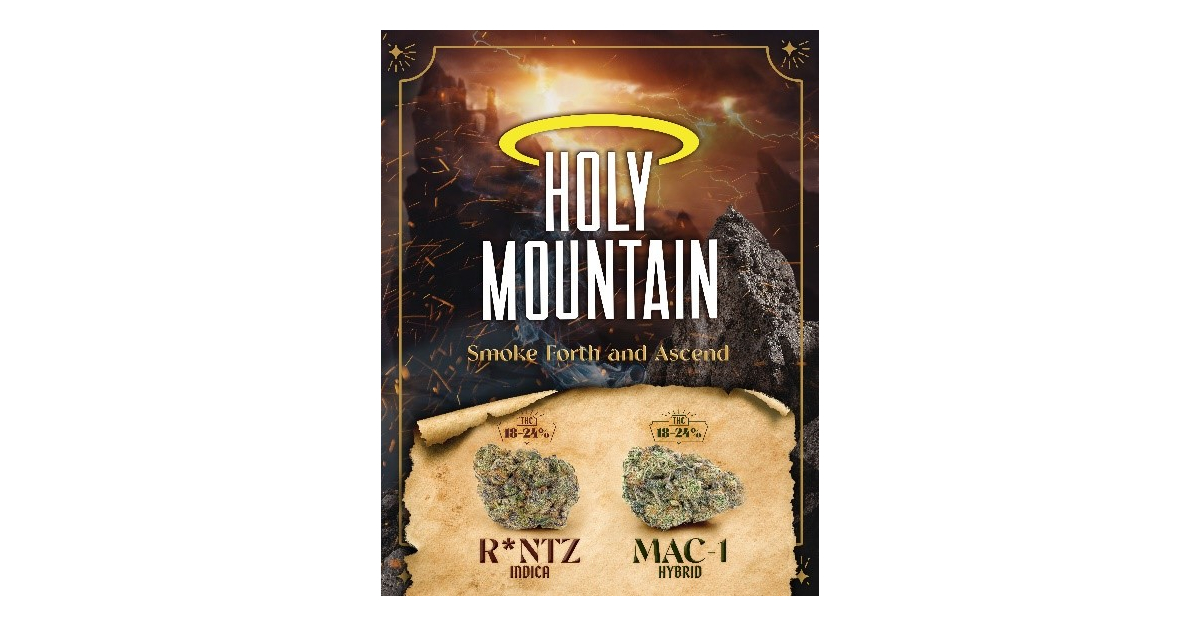 Organigram Launches HOLY MOUNTAIN to Further Support Its Strong Position in the Dried Flower and Hash Categories