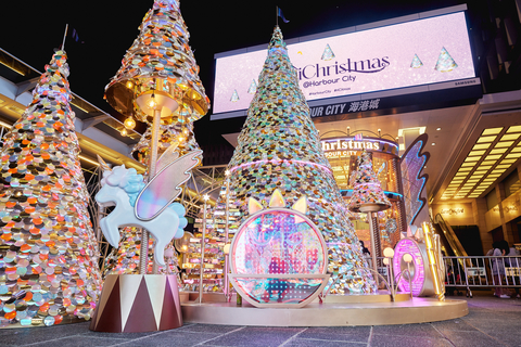 Harbour City has turned into a “Unicorn Merry-Go-Round Paradise” this year, leading visitors to the land of fairytales.