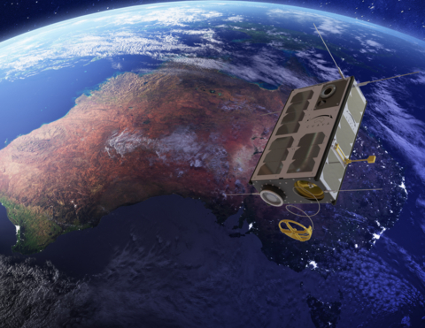 Artist illustration of CUAVA-2 CubeSat in space. (Graphic: CUAVA Training Centre)