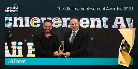 original CEO of MATW-Project Mahmoud Ismail and TRT Director General Prof. Zahid Sobacı (Photo: Business Wire)