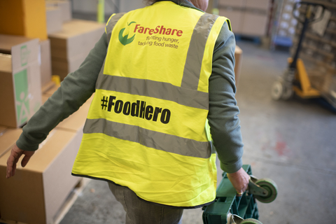FareShare redistributes its surplus food through a network of nearly 9,500 charities and community organizations. (Photo: Business Wire)