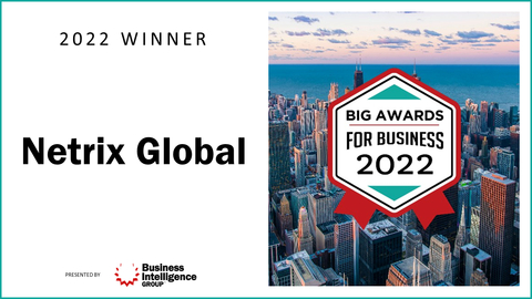 Netrix Global has been recognized as a Small Business of the Year by the 2022 BIG Awards for Business. (Graphic: Business Wire)