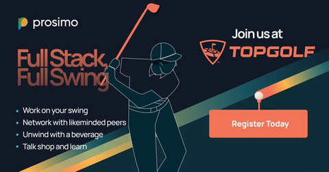 Join Prosimo for a free round of Topgolf and drinks and hear from Prosimo customers about how AWS and Prosimo are driving success in multicloud and leading to positive business outcomes. (Graphic: Business Wire)