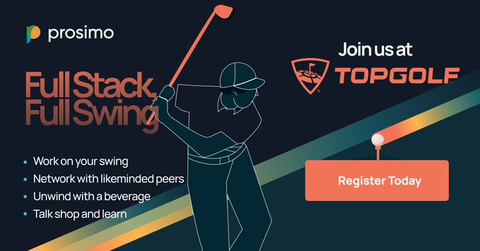 thumbnail Join Prosimo for a free round of Topgolf and drinks and hear from Prosimo customers about how AWS and Prosimo are driving success in multicloud and leading to positive business outcomes. (Graphic: Business Wire)
