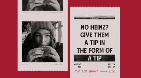 Heinz launches first-of-its-kind program, “Tip for Heinz,” giving condiment fans who are tired of dining out with generic ketchup a voice to enact change. (Photo: Business Wire)