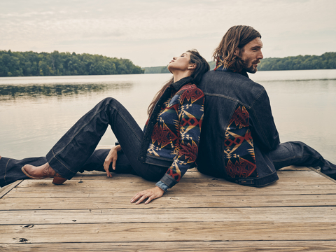 One of America’s most recognized denim labels, Wrangler®, and the world-class leader in wool, Pendleton Woolen Mills, today announced the Wrangler x Pendleton Collection, honoring the exquisite workmanship and bold hues of the Southwest with a collection featuring long-lasting denim, wool and cotton pieces. (Photo: Business Wire)