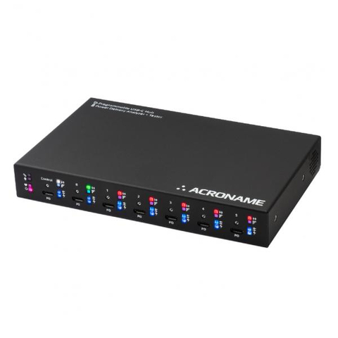 original Acroname USBHub3c Lab Edition - native USB-C / PD capable switching hub, optimized for lower cost and lower power. (Photo: Business Wire)