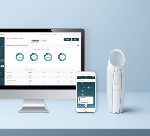 thumbnail Minze Diary, a novel and automated bladder diary enabling quicker and better treatment of LUTS. (Photo: Minze Diary)