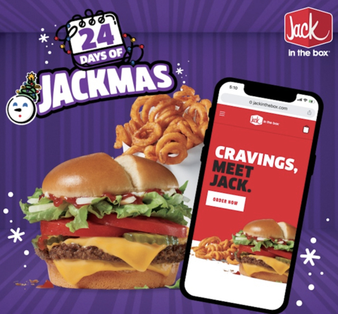 Sign up for our Jack Pack® rewards program through the Jack app or our website. (Graphic: Business Wire)