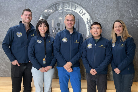 The RevBio Team collaborated with Dr. Intini (center) and his research team at the University of Pittsburgh’s Intini Lab to surgically prepare test subject mice for the critical experiment which seeks to benefit patients and astronauts alike.